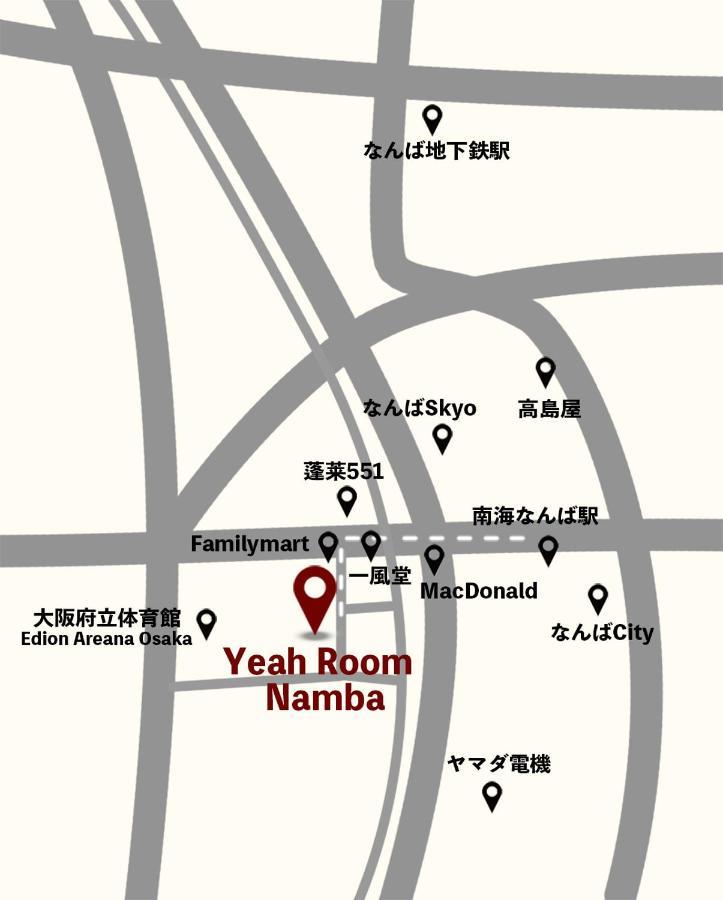 Yeah Room Namba Ósaka Exteriér fotografie